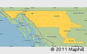 Savanna Style Simple Map of Stikine