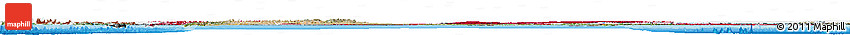 Flag Horizon Map of Canada, satellite outside, bathymetry sea, flag rotated
