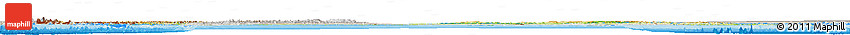 Physical Horizon Map of Canada, lighten, semi-desaturated, land only