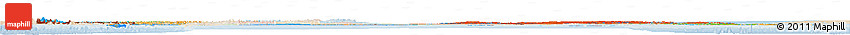 Political Horizon Map of Canada, lighten