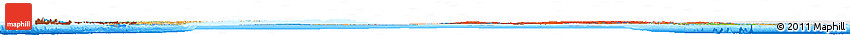 Political Horizon Map of Canada, single color outside, bathymetry sea