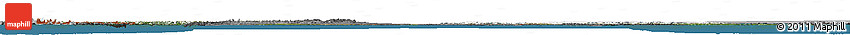 Satellite Horizon Map of Canada, darken, desaturated, land only