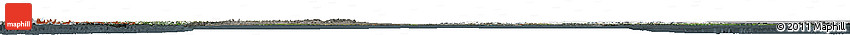 Satellite Horizon Map of Canada, darken, semi-desaturated
