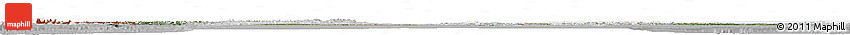 Satellite Horizon Map of Canada, lighten, desaturated