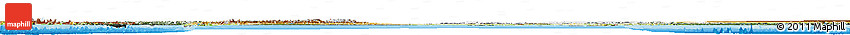Satellite Horizon Map of Canada, physical outside