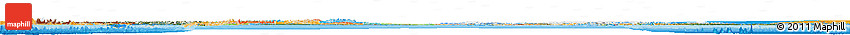 Satellite Horizon Map of Canada, political outside