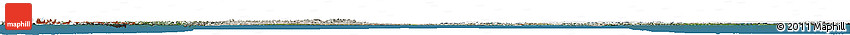 Satellite Horizon Map of Canada, semi-desaturated, land only