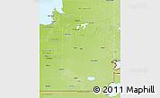 Physical 3D Map of Division No.  1