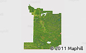 Satellite 3D Map of Division No.  1, cropped outside