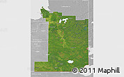 Satellite 3D Map of Division No.  1, lighten, desaturated
