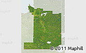 Satellite 3D Map of Division No.  1, lighten