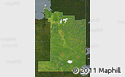 Satellite Map of Division No.  1, darken