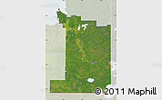 Satellite Map of Division No.  1, lighten