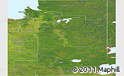 Satellite Panoramic Map of Division No.  1