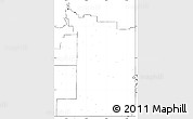 Blank Simple Map of Division No.  1, no labels