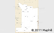 Classic Style Simple Map of Division No.  1