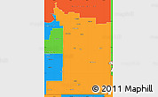 Political Simple Map of Division No.  1