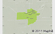 Physical Map of Division No. 11, lighten, semi-desaturated