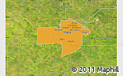 Political Map of Division No. 11, satellite outside