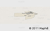 Shaded Relief Panoramic Map of Division No. 11, lighten