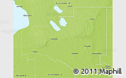 Physical 3D Map of Division No. 14