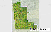 Satellite 3D Map of Division No. 16, lighten