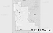 Silver Style 3D Map of Division No. 16