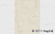 Shaded Relief Map of Division No. 16