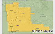 Savanna Style Panoramic Map of Division No. 16