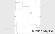Blank Simple Map of Division No. 16, no labels