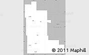 Gray Simple Map of Division No. 16