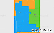 Political Simple Map of Division No. 16
