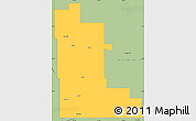 Savanna Style Simple Map of Division No. 16