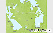 Physical 3D Map of Division No. 18