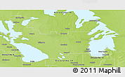 Physical Panoramic Map of Division No. 18