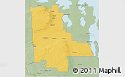 Savanna Style 3D Map of Division No. 20