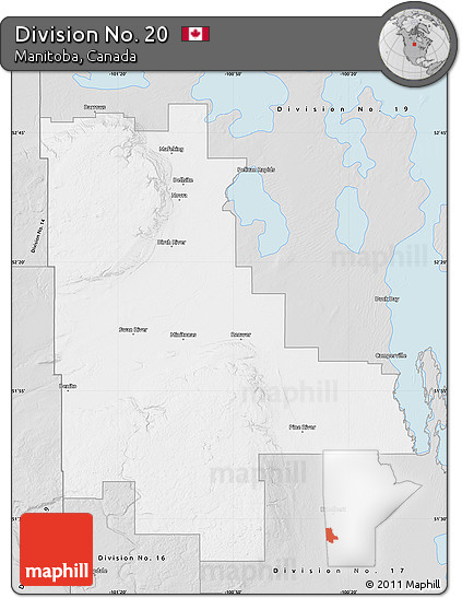 Silver Style Map of Division No. 20