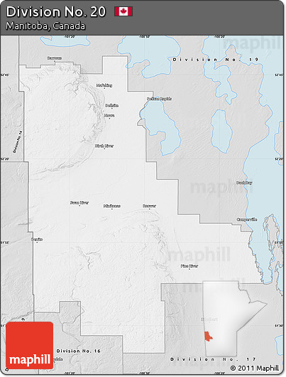 Silver Style Map of Division No. 20
