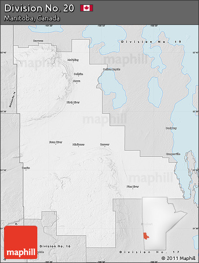 Silver Style Map of Division No. 20