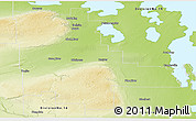 Physical Panoramic Map of Division No. 20