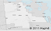 Silver Style Panoramic Map of Division No. 20