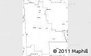 Blank Simple Map of Division No. 20