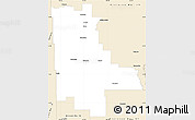 Classic Style Simple Map of Division No. 20