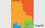 Political Simple Map of Division No. 20