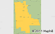 Savanna Style Simple Map of Division No. 20