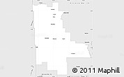 Silver Style Simple Map of Division No. 20