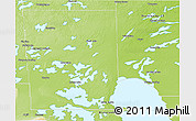 Physical 3D Map of Division No. 21