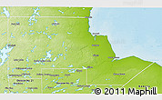 Physical 3D Map of Division No. 23
