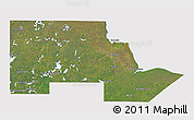 Satellite 3D Map of Division No. 23, cropped outside