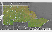 Satellite 3D Map of Division No. 23, desaturated